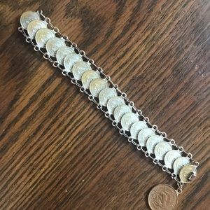 Vintage coin bracelet